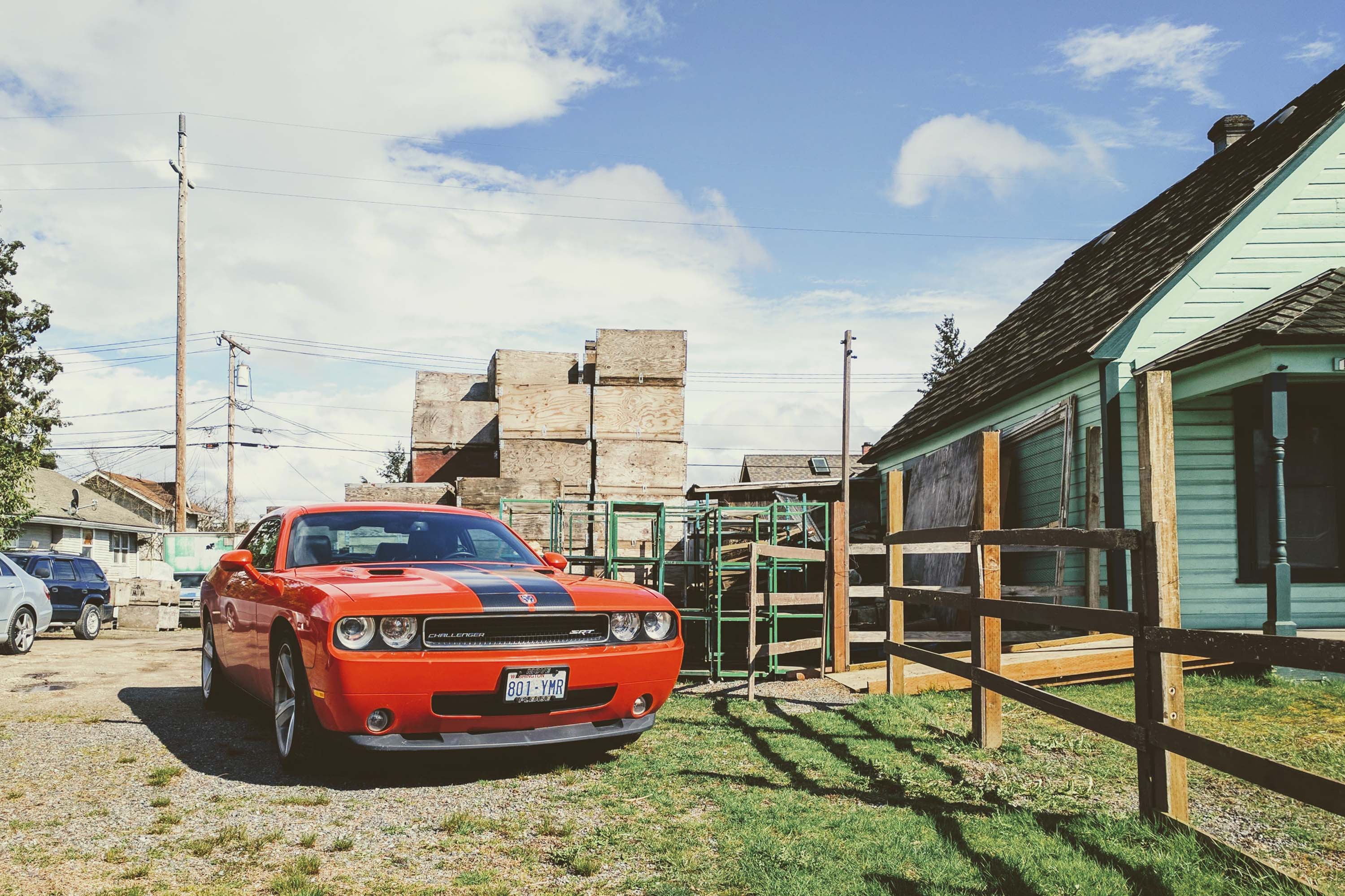 Dodge Challenger at County Farms